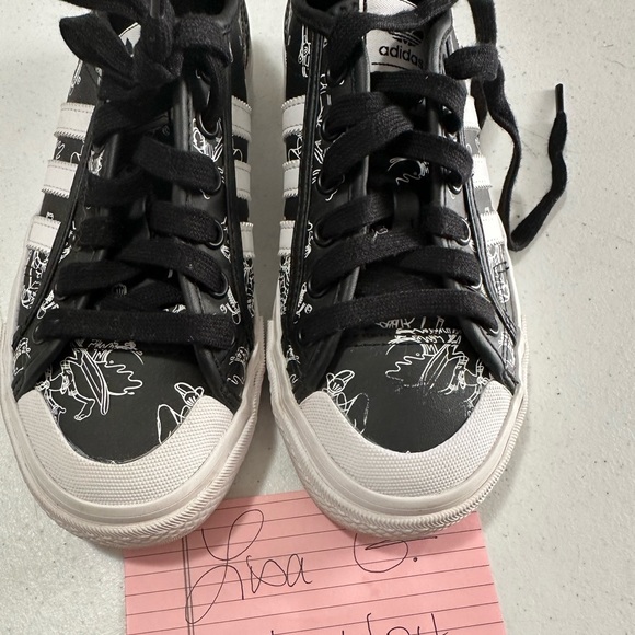 2 pair of Adidas size 4 Disney Goofy shoes - Picture 6 of 10